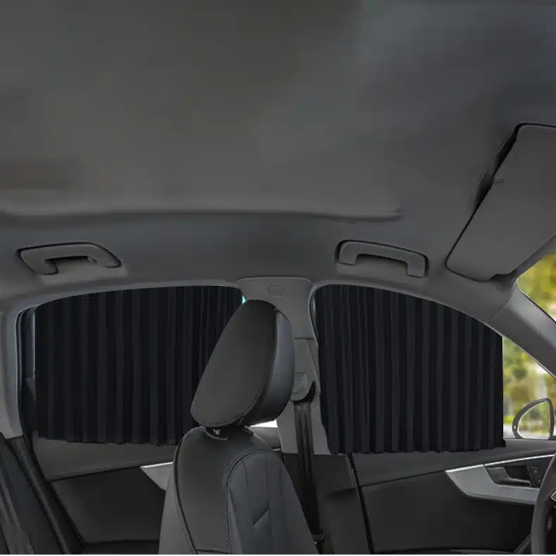 rideaux-pare-soleil-voiture-retractables-4-pieces-noir-1 Rideaux pare soleil voiture rétractables pour protection UV et intimité intérieure