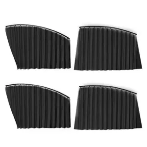 Rideaux pare soleil voiture rétractables pour protection UV et intimité intérieure