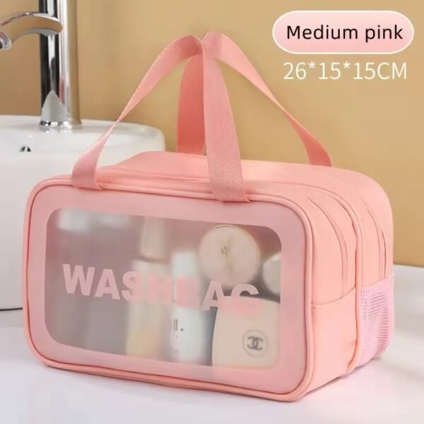 Trousse de toilette étanche avec double compartiment et séparation humide sèche pour voyage