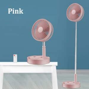 Ventilateur télescopique silencieux avec télécommande et réglage de hauteur