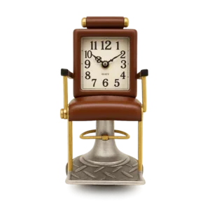 Horloge vintage sous forme de fauteuil - Marron