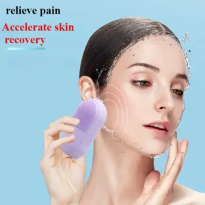 applicateur glace visage en silicone réutilisable pour soin beauté peau