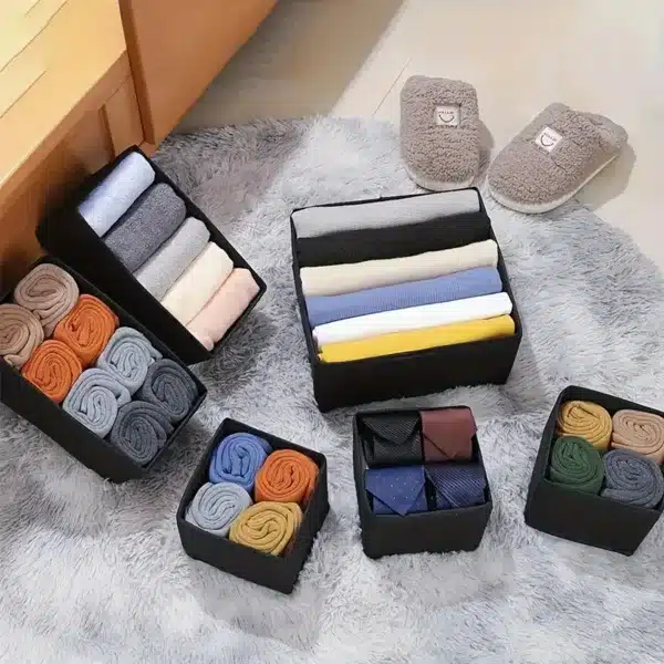 Boîtes de rangement 6 pièces