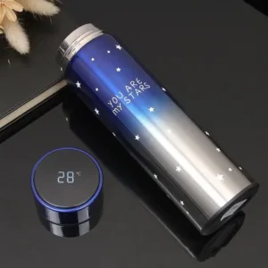 bouteille thermos isotherme intelligente LED étoilée avec affichage température à Casablanca