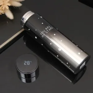 bouteille thermos isotherme intelligente LED étoilée avec affichage température à Casablanca