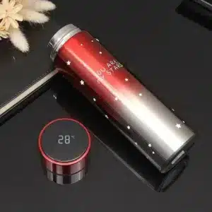 bouteille thermos isotherme intelligente LED étoilée avec affichage température à Casablanca