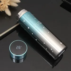 bouteille thermos isotherme intelligente LED étoilée avec affichage température à Casablanca