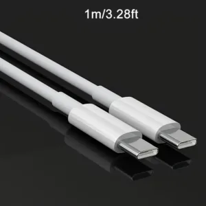 Câble USB-C vers USB-C charge rapide et transfert de données à Casablanca
