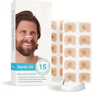 Dilatateur nasal magnétique anti ronflement 15 jours - Noir