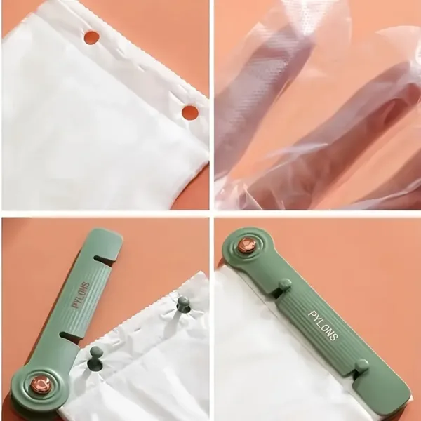 Gants jetables transparents accrochés au mur avec distributeur pratique pour cuisine ou ménage – Maroc