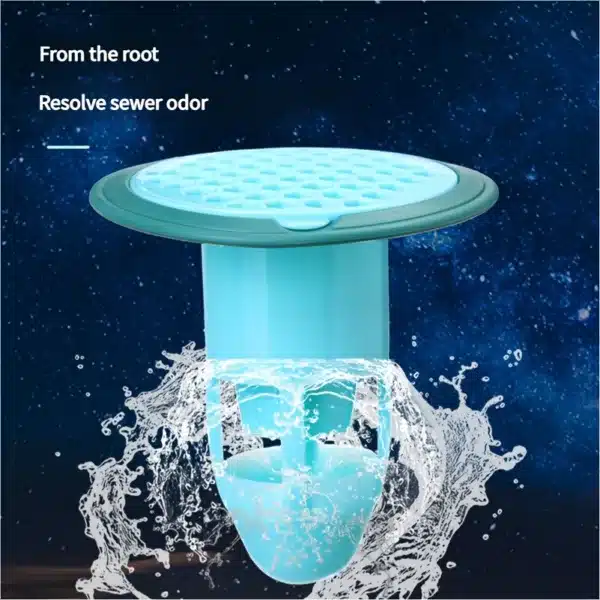 filtre anti-odeurs silicone pour canalisation évier ou douche