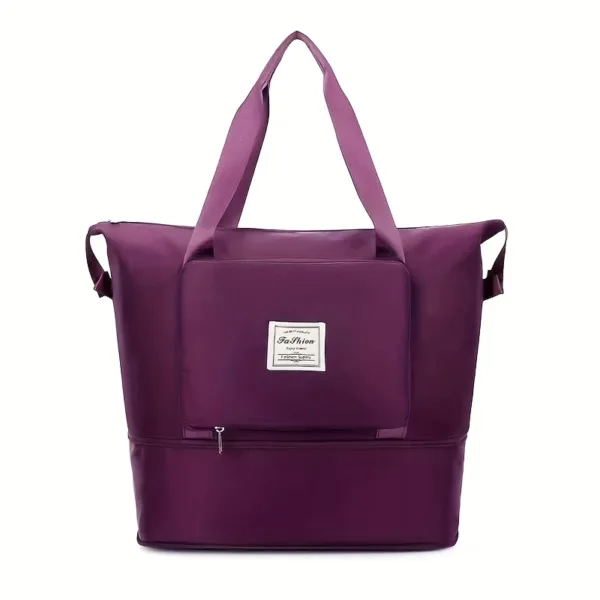 Sac de voyage pliable 3 en 1 femme imperméable couleur rose, bleu, noir, violet, gris – Maroc
