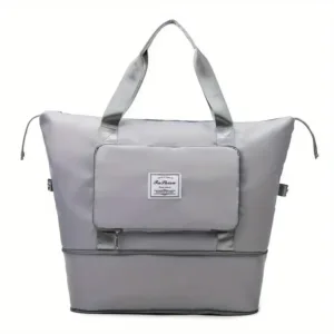 Sac de voyage pliable 3 en 1 femme imperméable couleur rose, bleu, noir, violet, gris – Maroc
