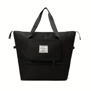 Sac de voyage pliable 3 en 1 femme imperméable couleur rose, bleu, noir, violet, gris – Maroc