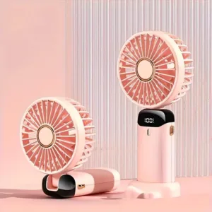 Ventilateur portable rechargeable avec diffuseur d’arômes, écran LED et plusieurs coloris – Casablanca Maroc