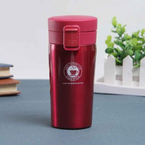 Thermos tasse de voyage 380 ml isotherme avec couvercle étanche