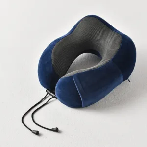 Coussin de voyage ergonomique en mousse à mémoire de forme – confort nuque et tête avion Casablanca