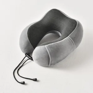 Coussin de voyage ergonomique en mousse à mémoire de forme – confort nuque et tête avion Casablanca