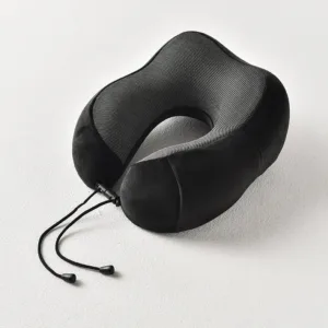 Coussin de voyage ergonomique en mousse à mémoire de forme – confort nuque et tête avion Casablanca