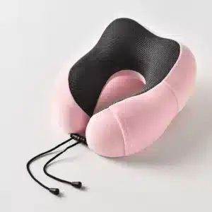 Coussin de voyage ergonomique en mousse à mémoire de forme – confort nuque et tête avion Casablanca