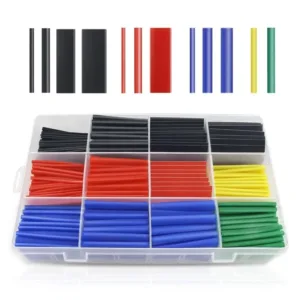 kit de gaines thermorétractables multicolores pour câbles électriques et électroniques