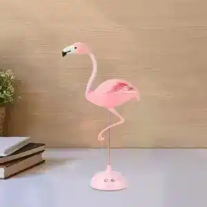 Lampe de chevet LED flamant rose décorative 38cm pour chambre au Maroc
