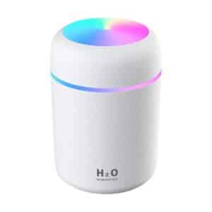 mini Humidificateur pour voiture USB avec lumière LED et vapeur froide