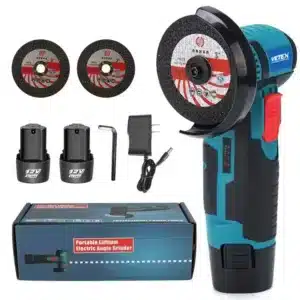 Mini meuleuse d’angle sans fil MDHL 12V pour coupe et meulage avec accessoires complets