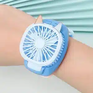 Mini ventilateur de poignet enfant rechargeable avec oreilles de chat