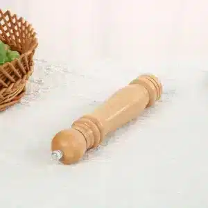 Moulin à poivre manuel en bois naturel avec broyeur réglable pour cuisine au Maroc