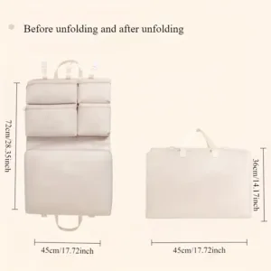 Organisateur de vêtements pliable de voyage avec plusieurs compartiments