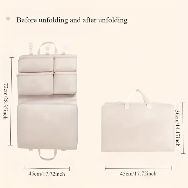 Organisateur de vêtements pliable de voyage avec plusieurs compartiments
