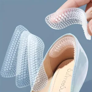 Coussinet en gel transparent pour talon – soulagement anti-frottement pour chaussures à talon