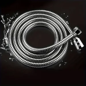 Tuyau de douche inox 1,5 m flexible et anti-torsion