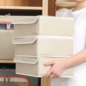 Rangement sous-vêtements et chaussettes en tissu respirant