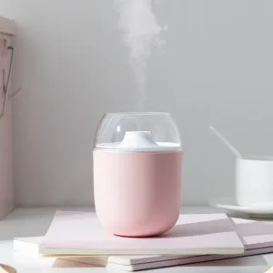 Humidificateur d’air portable rose avec LED