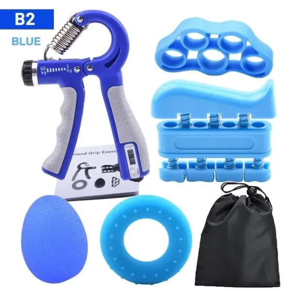 Kit d'exercice pour la main et la poigne avec accessoires complets