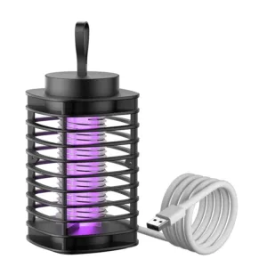 Lampe anti moustiques électrique USB avec lumière UV violette