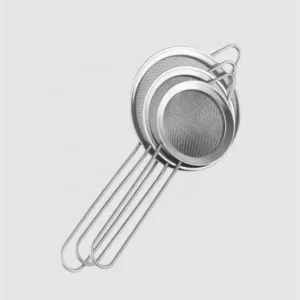 Passoires de cuisine en acier inoxydable superposées – tailles 7cm, 8,4cm et 10cm