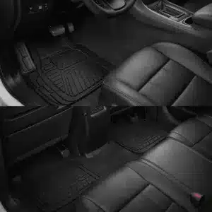 tapis de voiture caoutchouc universel antiderapant maroc set 4 pieces protection sol auto