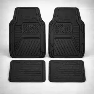 tapis de voiture caoutchouc universel antiderapant maroc set 4 pieces protection sol auto