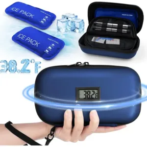 trousse isotherme pour médicaments avec packs de glace et compartiments sécurisés