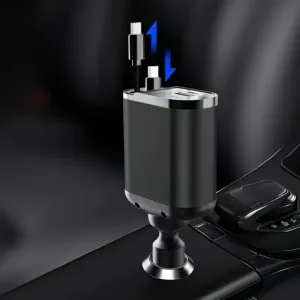 chargeur voiture rapide 120W noir