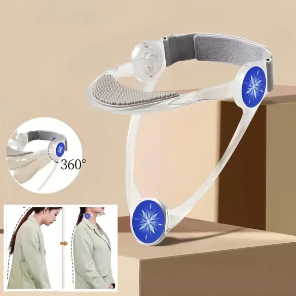 Correcteur de posture cervicale pour femme – collier redresseur du cou ergonomique et discret pour corriger la nuque et la colonne