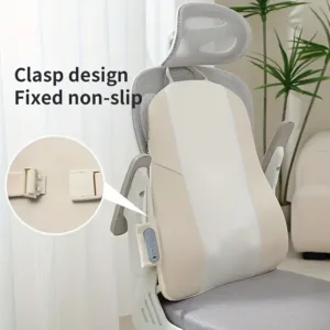 Coussin de massage lombaire électrique pour chaise de bureau