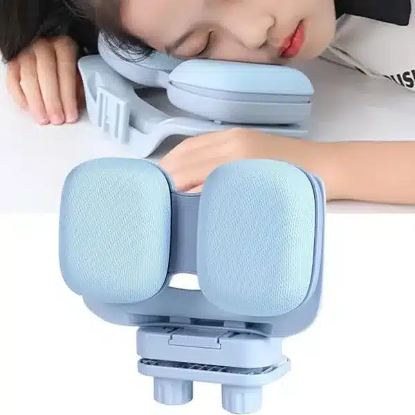 Coussin de soutien réglable ergonomique bleu