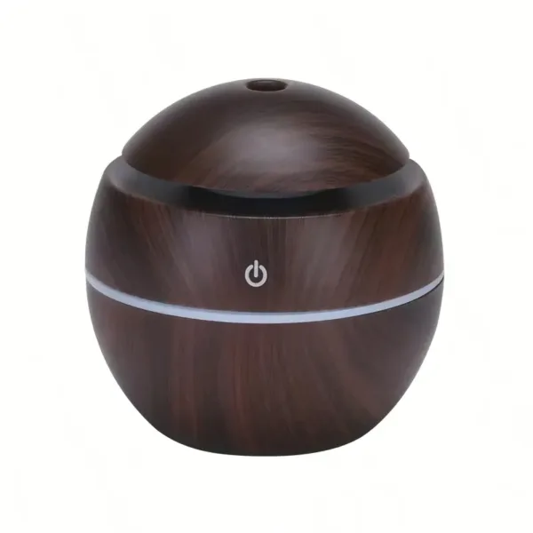 diffuseur huiles essentielles bois naturel clair et foncé avec vapeur pour aromathérapie maison ou bureau Maroc