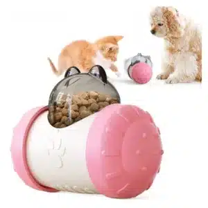 distributeur jouet interactif pour croquettes, jouet éducatif pour chaton et petit chien, couleurs variées