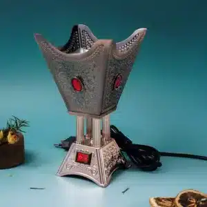 Encensoir électrique style oriental avec interrupteur – mabkhara pour encens bakhour au Maroc