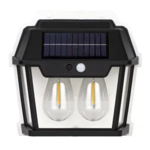 Lampe solaire murale avec détecteur de mouvement - 2 lampes